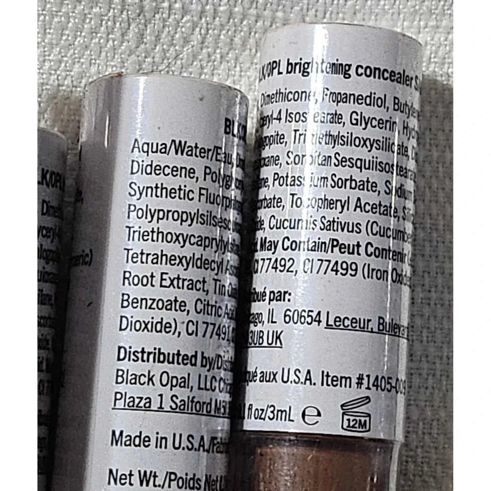 Black‎ Opal Brightening Concealer Lot of 14 Assorted Deep Shades New 0.1oz Each